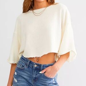 We The Free Off My Mind Cropped T-Shirt